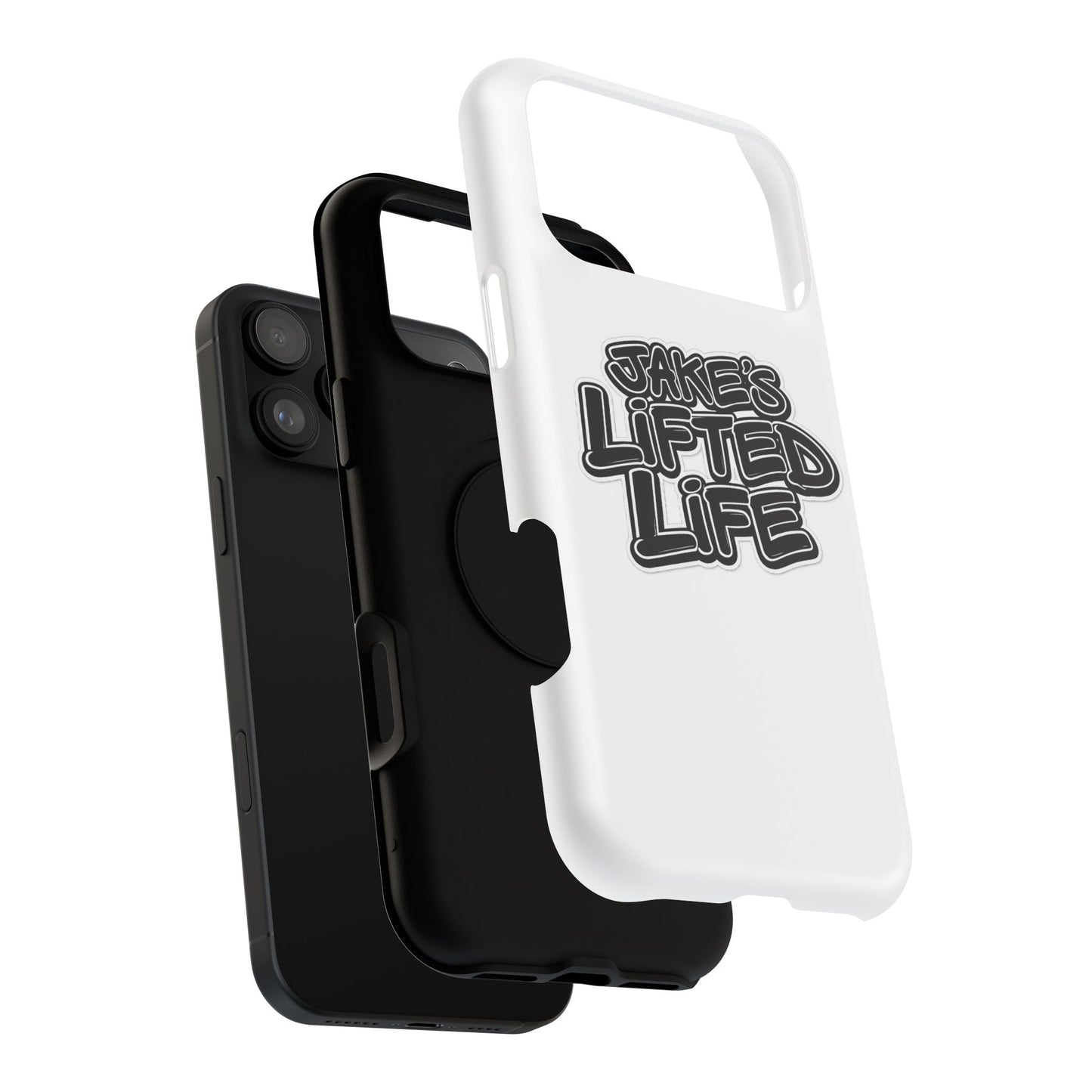 Impact-Resistant Phone Case — “Jake’s Lifted Life” Bold Streetwear Design