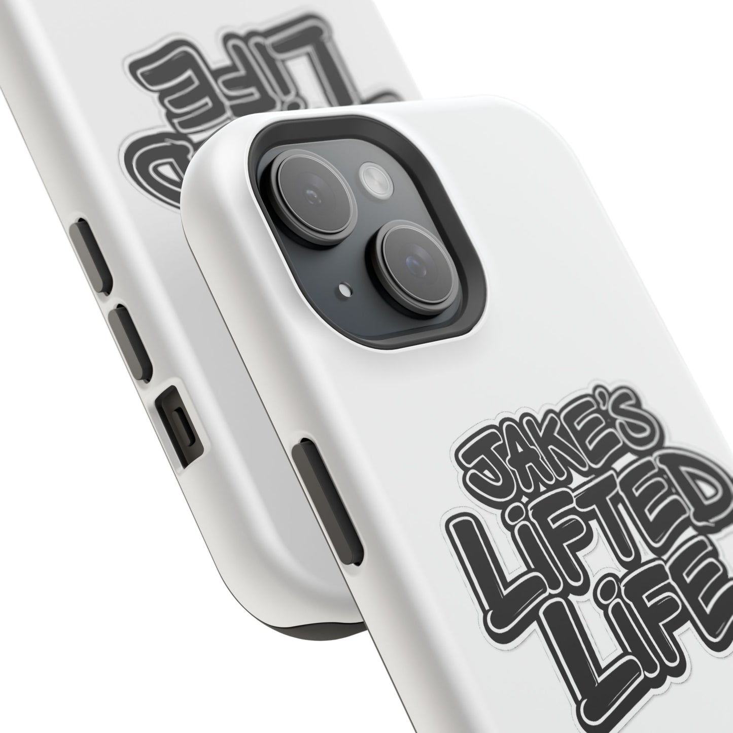 Impact-Resistant Phone Case — “Jake’s Lifted Life” Bold Streetwear Design