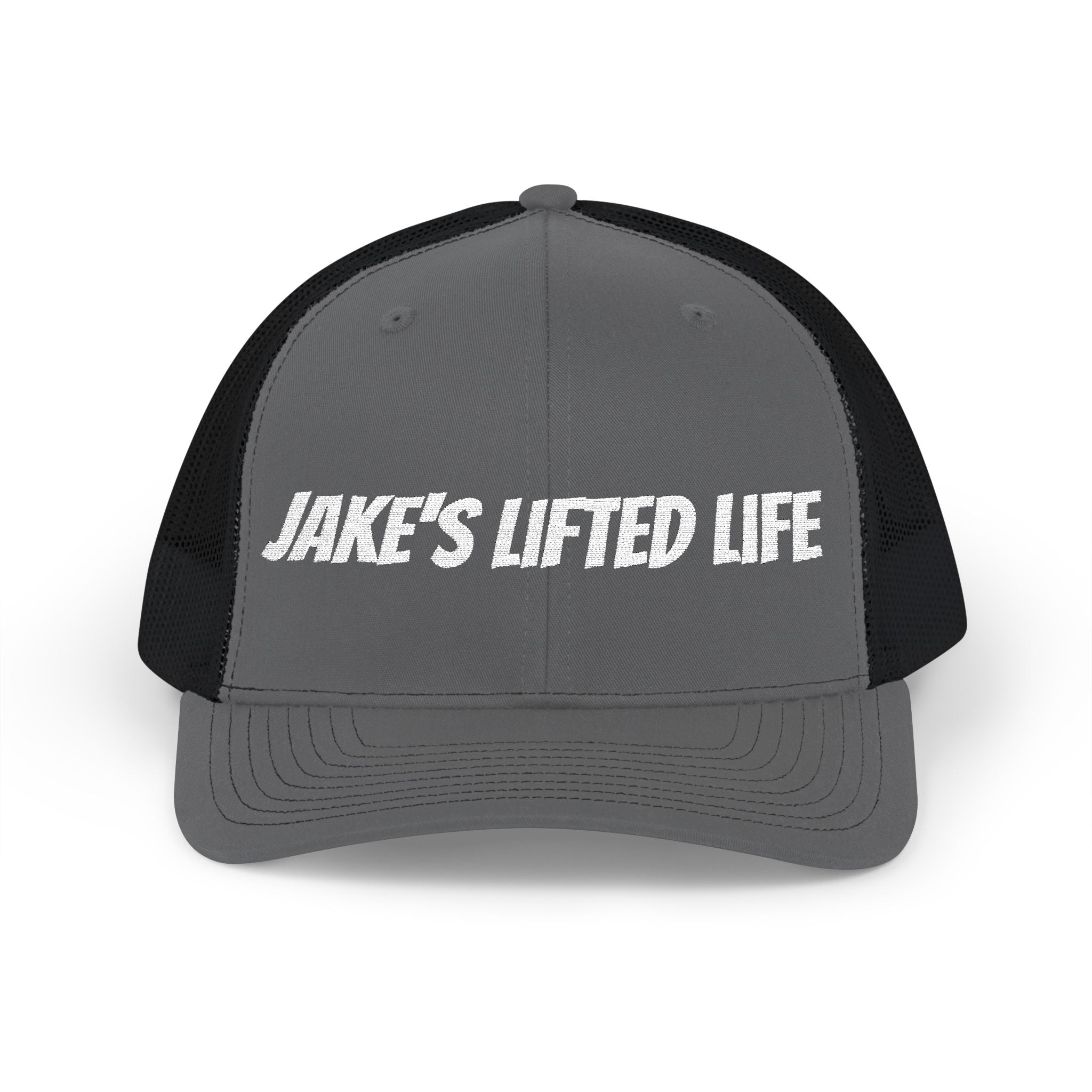 Jake's Lifted Life Embroidered Trucker Cap
