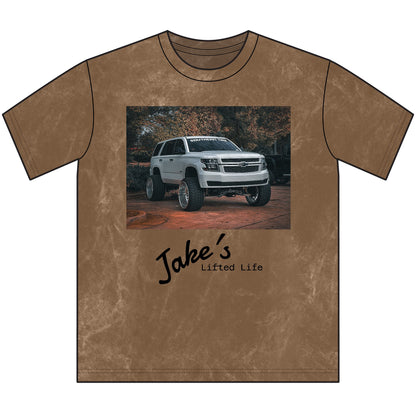 Lifted Truck Vintage Crewneck Tee — "Jake's Lifted Life" Graphic
