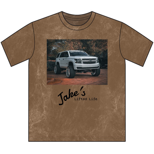 Lifted Truck Vintage Crewneck Tee — "Jake's Lifted Life" Graphic