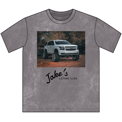 Lifted Truck Vintage Crewneck Tee — "Jake's Lifted Life" Graphic