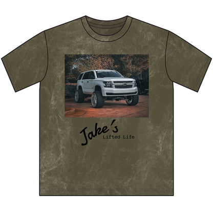 Lifted Truck Vintage Crewneck Tee — "Jake's Lifted Life" Graphic