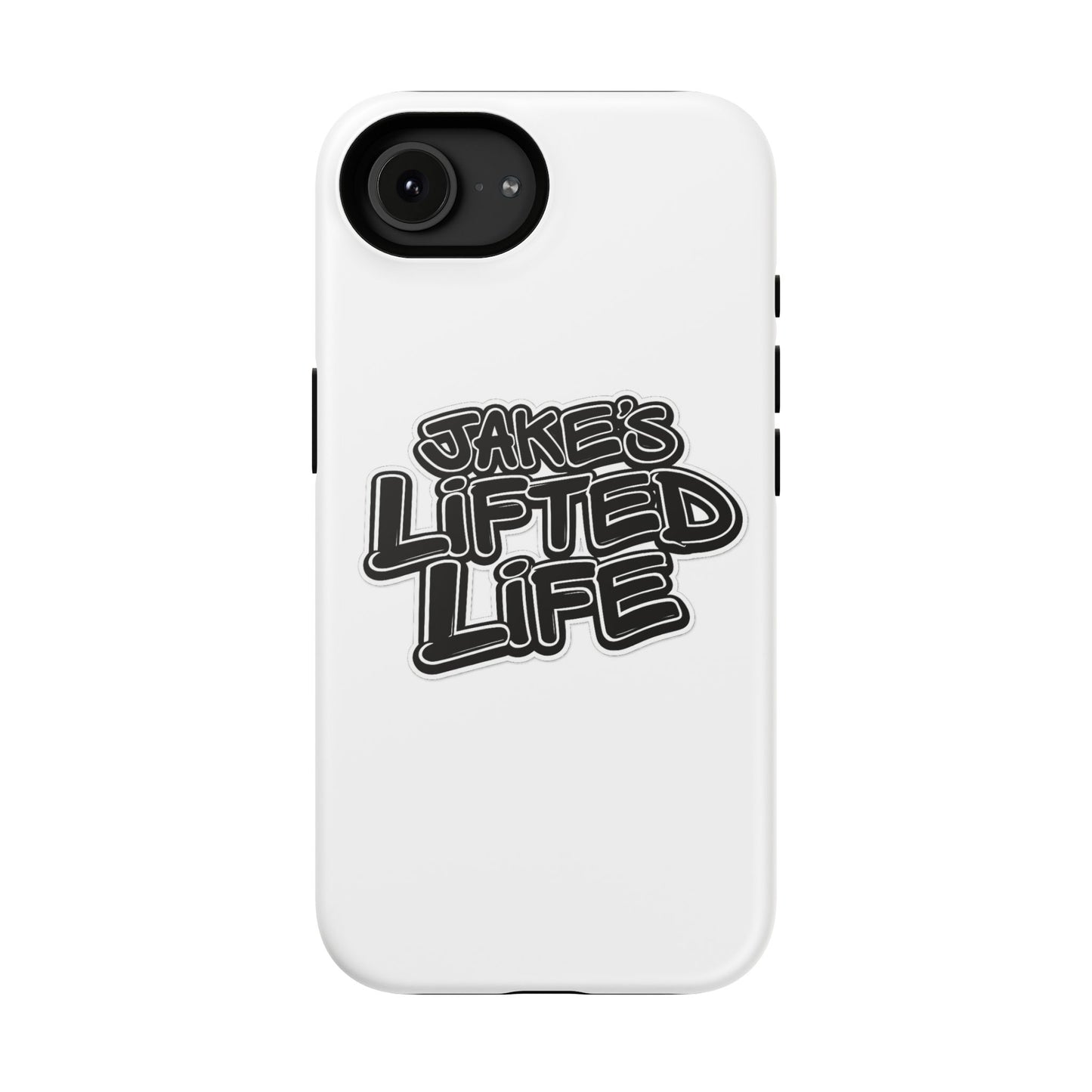 Impact-Resistant Phone Case — “Jake’s Lifted Life” Bold Streetwear Design