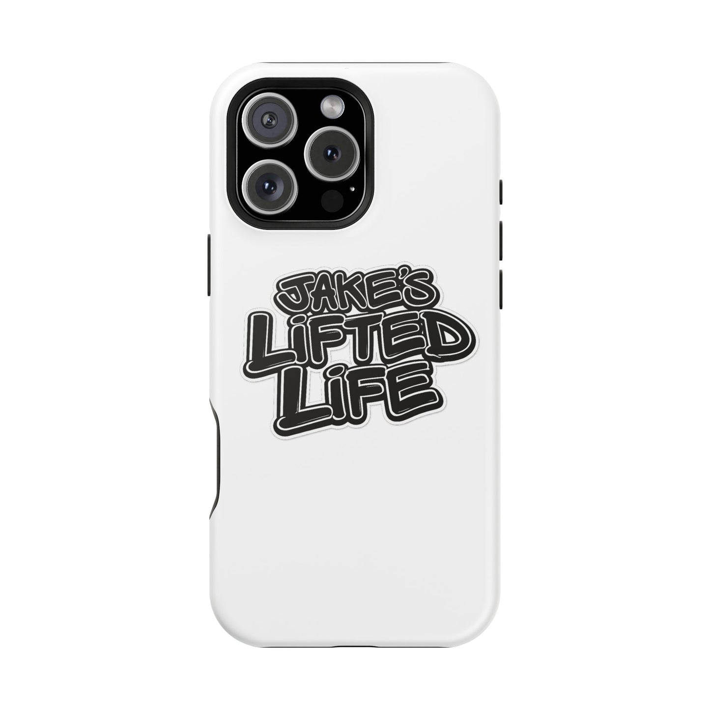 Impact-Resistant Phone Case — “Jake’s Lifted Life” Bold Streetwear Design