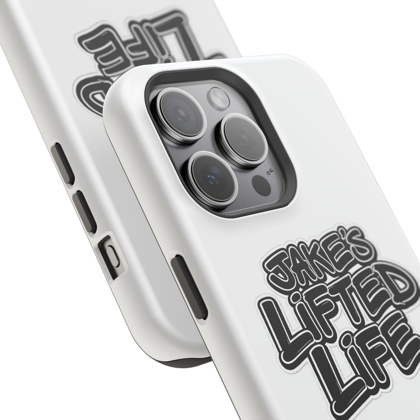 Impact-Resistant Phone Case — “Jake’s Lifted Life” Bold Streetwear Design
