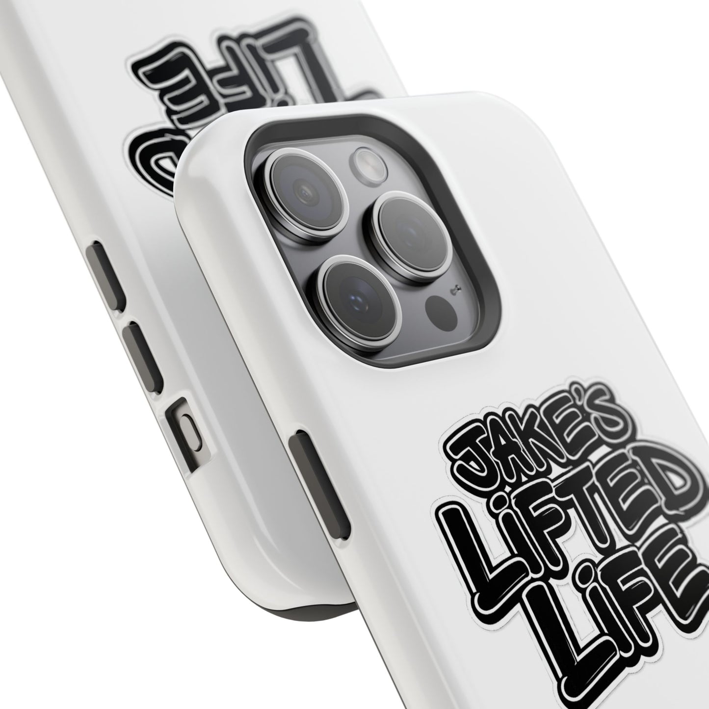 Impact-Resistant Phone Case — “Jake’s Lifted Life” Bold Streetwear Design