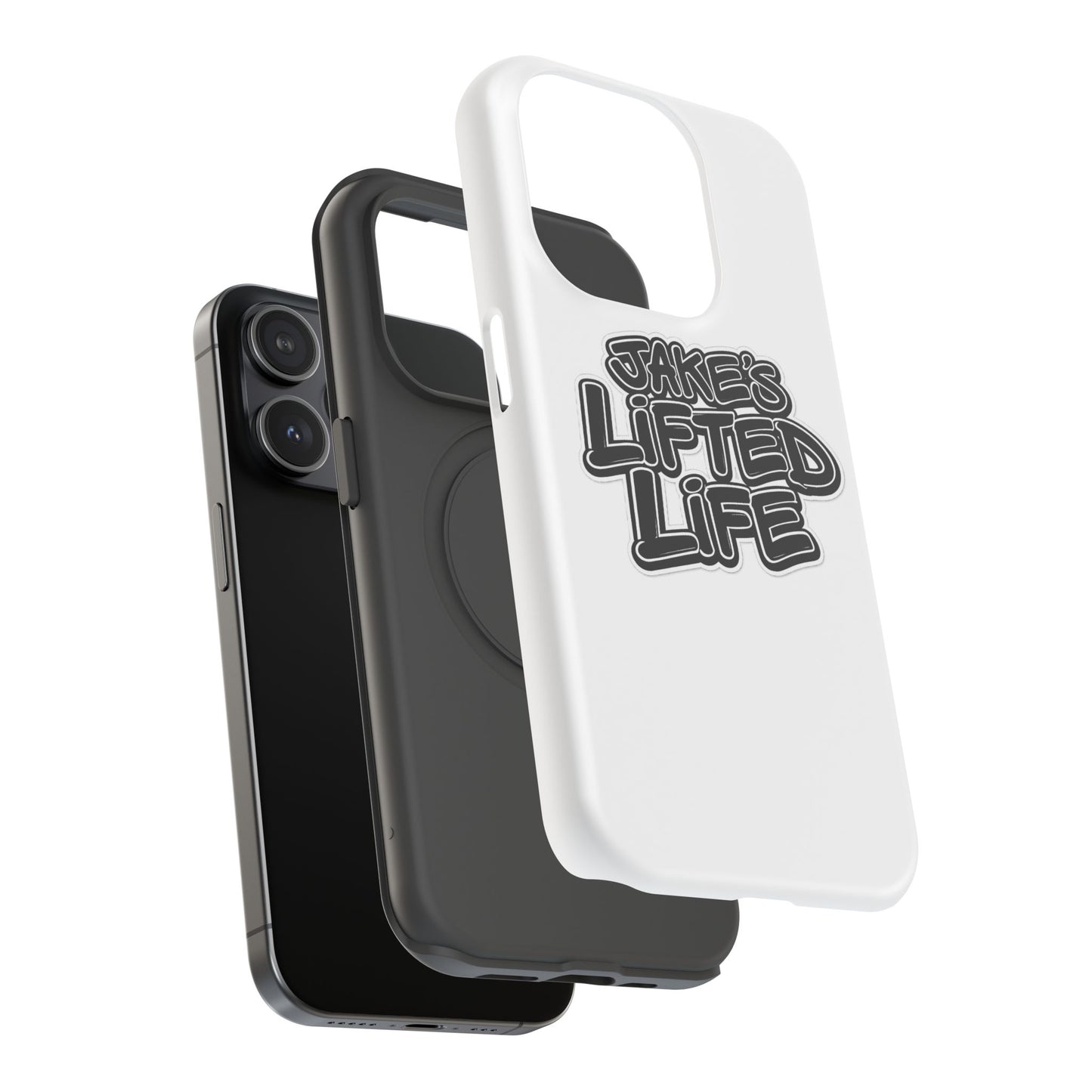 Impact-Resistant Phone Case — “Jake’s Lifted Life” Bold Streetwear Design