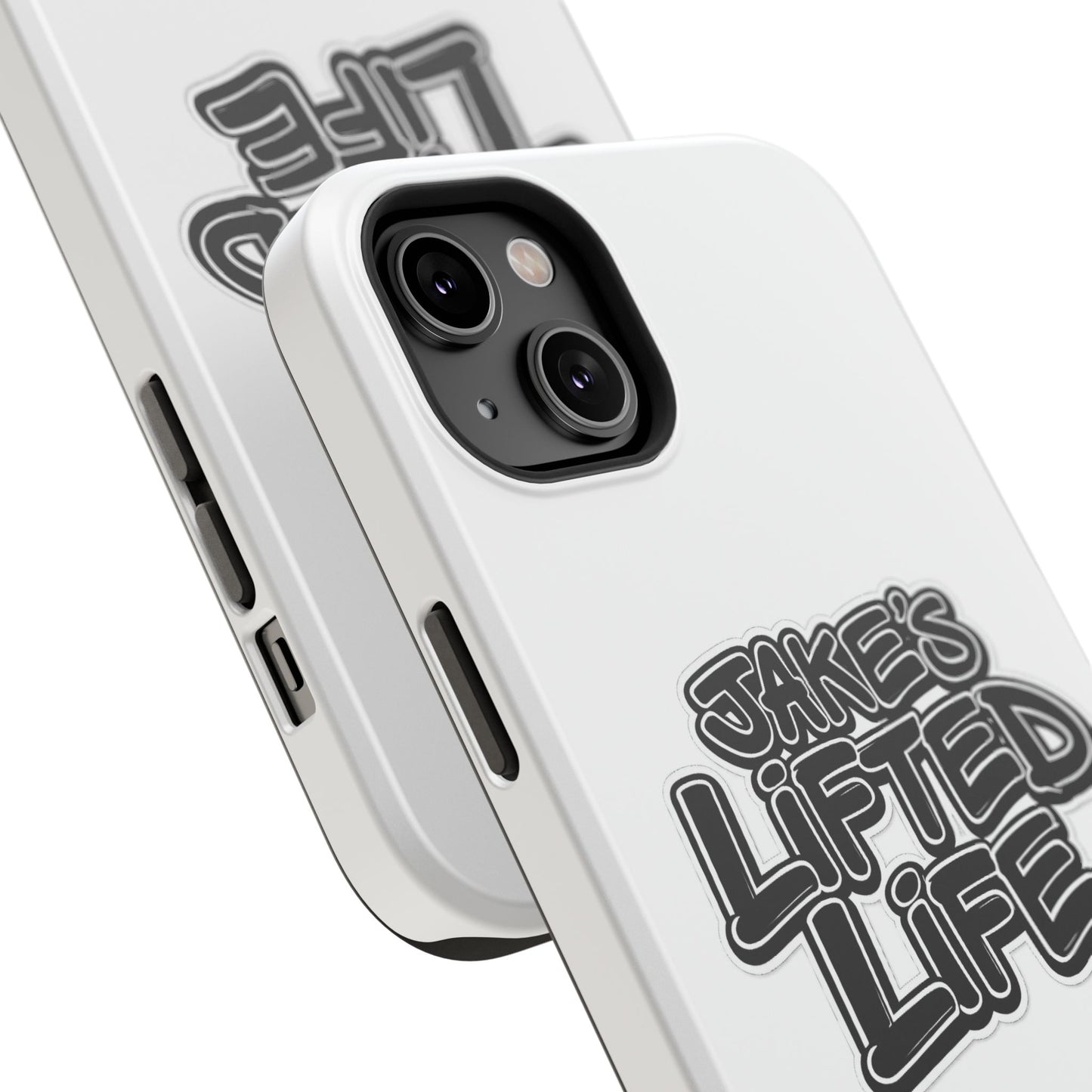 Impact-Resistant Phone Case — “Jake’s Lifted Life” Bold Streetwear Design