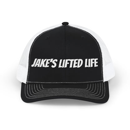 Jake's Lifted Life Embroidered Trucker Cap