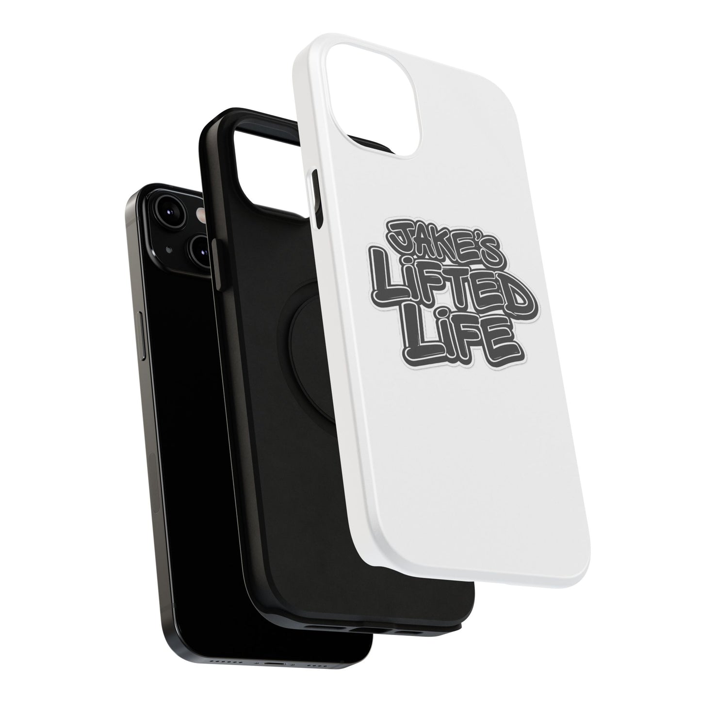 Impact-Resistant Phone Case — “Jake’s Lifted Life” Bold Streetwear Design