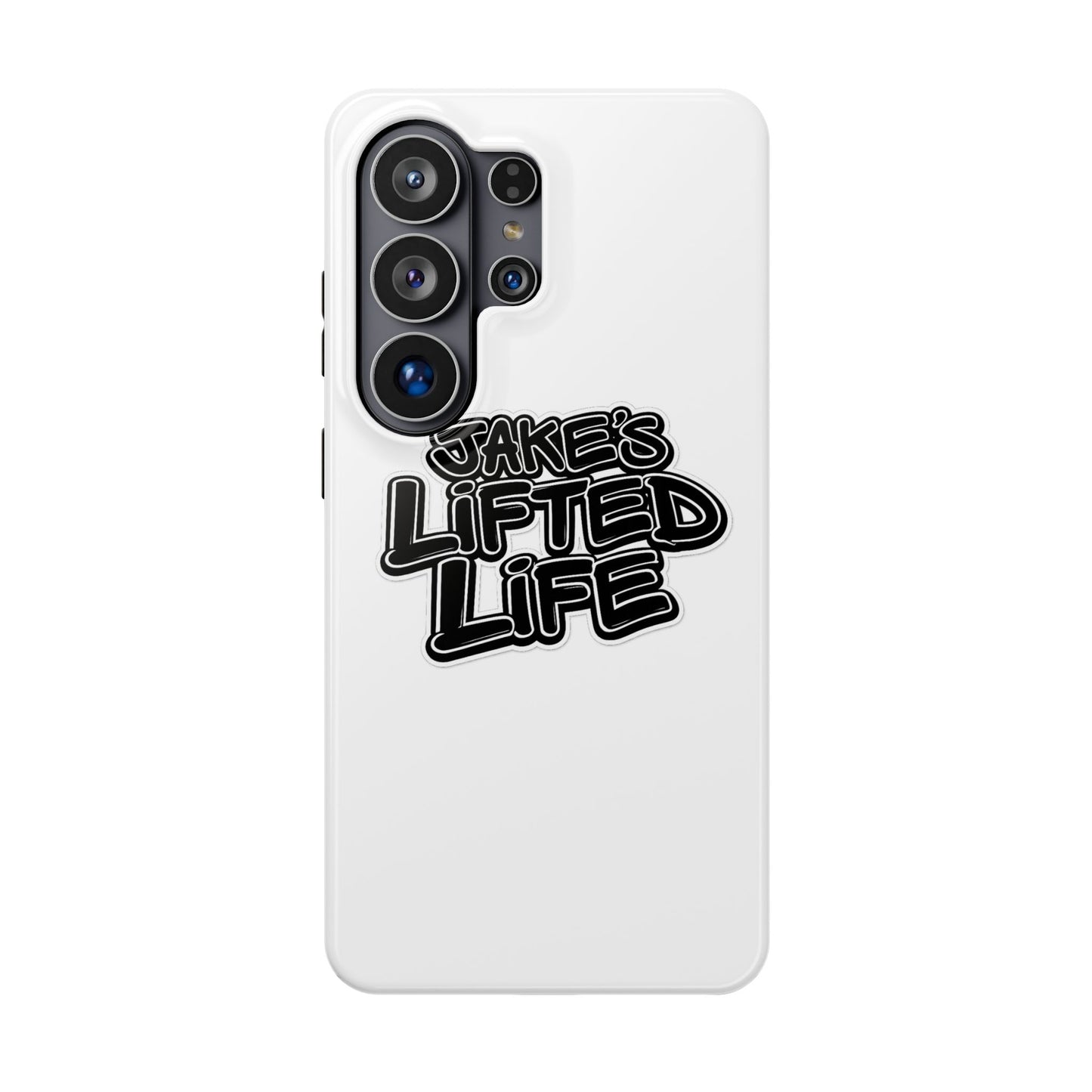 Impact-Resistant Phone Case — “Jake’s Lifted Life” Bold Streetwear Design