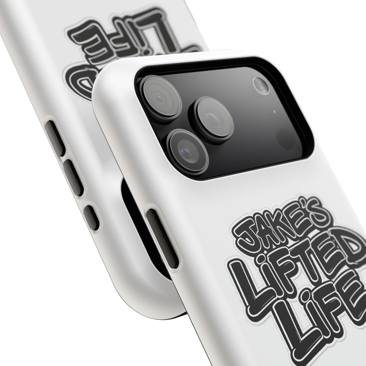 Impact-Resistant Phone Case — “Jake’s Lifted Life” Bold Streetwear Design