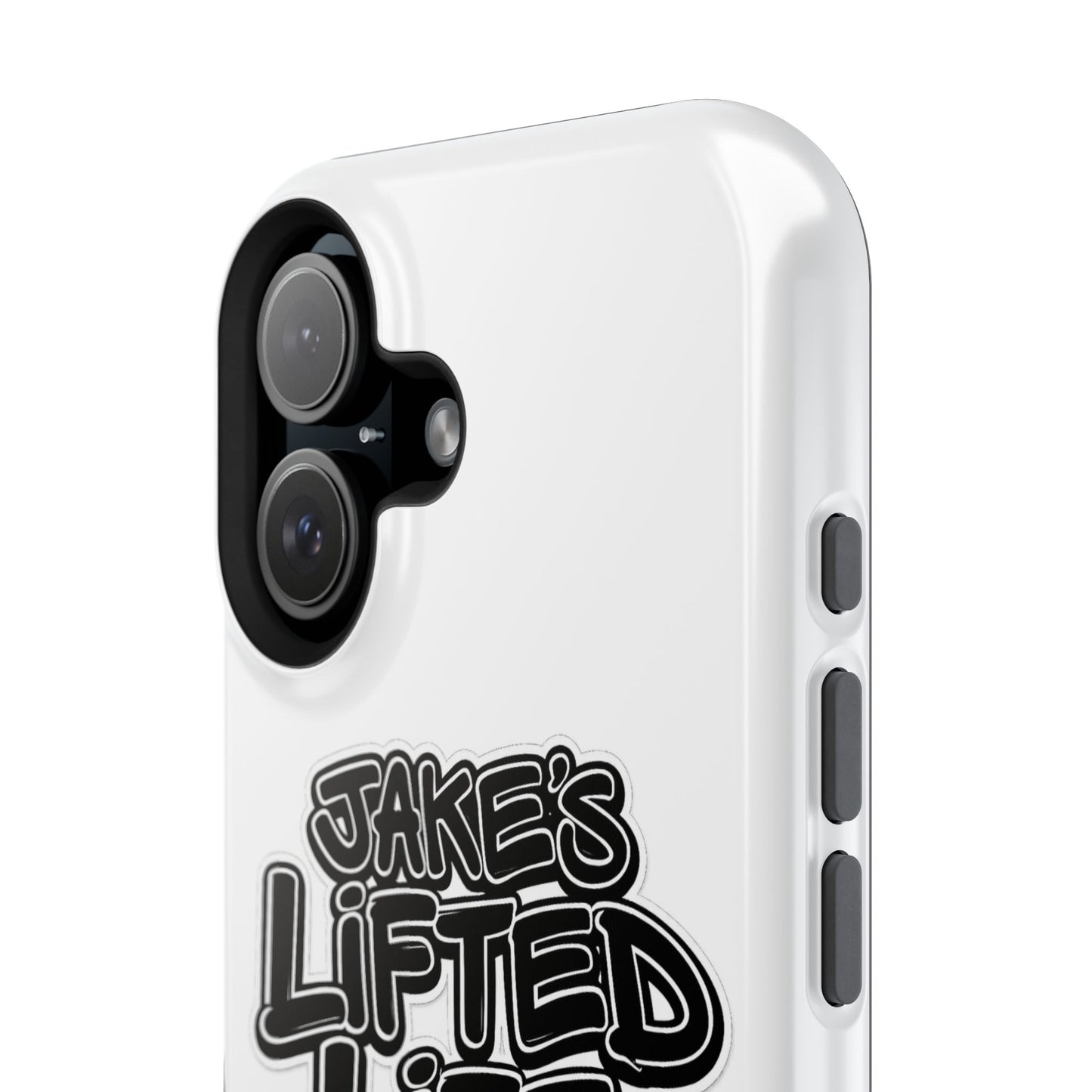 Impact-Resistant Phone Case — “Jake’s Lifted Life” Bold Streetwear Design