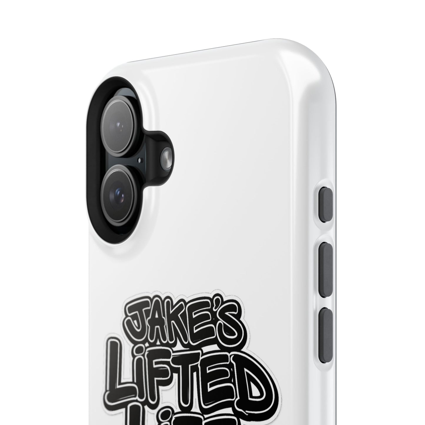 Impact-Resistant Phone Case — “Jake’s Lifted Life” Bold Streetwear Design
