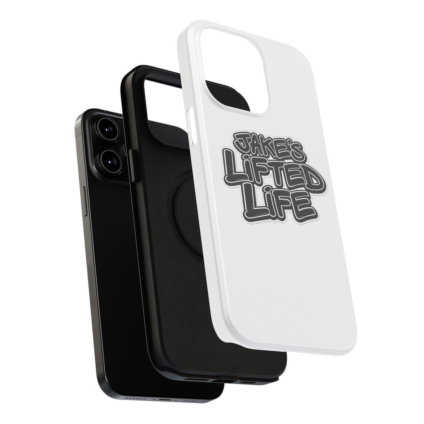 Impact-Resistant Phone Case — “Jake’s Lifted Life” Bold Streetwear Design