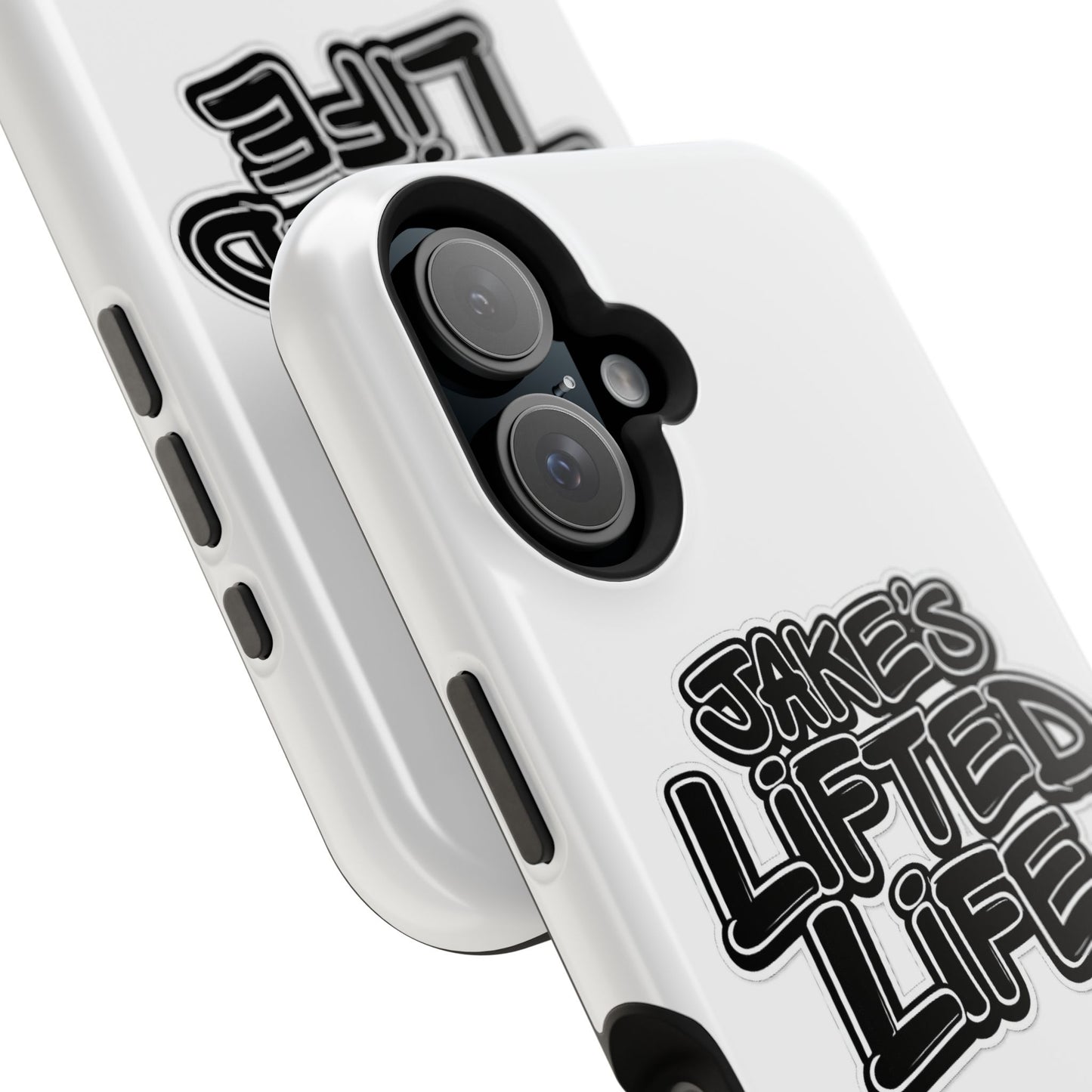 Impact-Resistant Phone Case — “Jake’s Lifted Life” Bold Streetwear Design