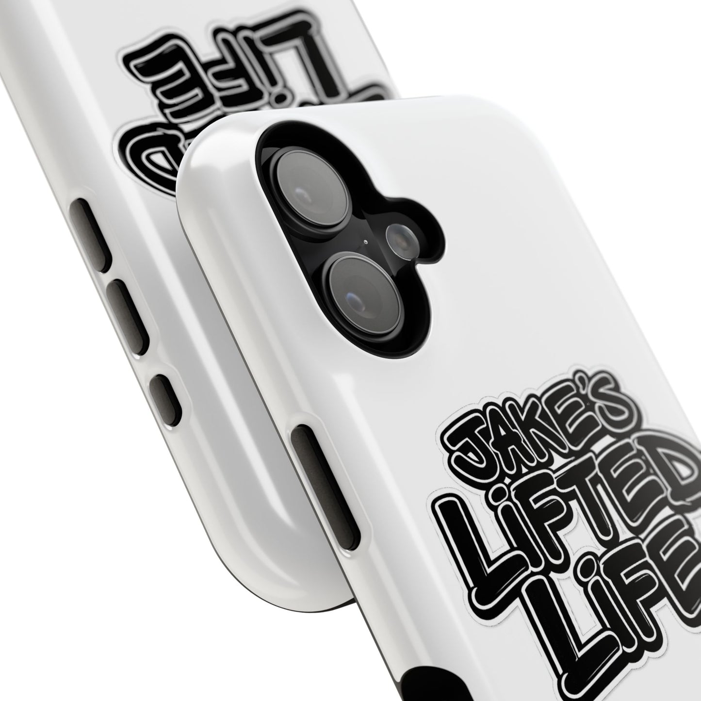 Impact-Resistant Phone Case — “Jake’s Lifted Life” Bold Streetwear Design