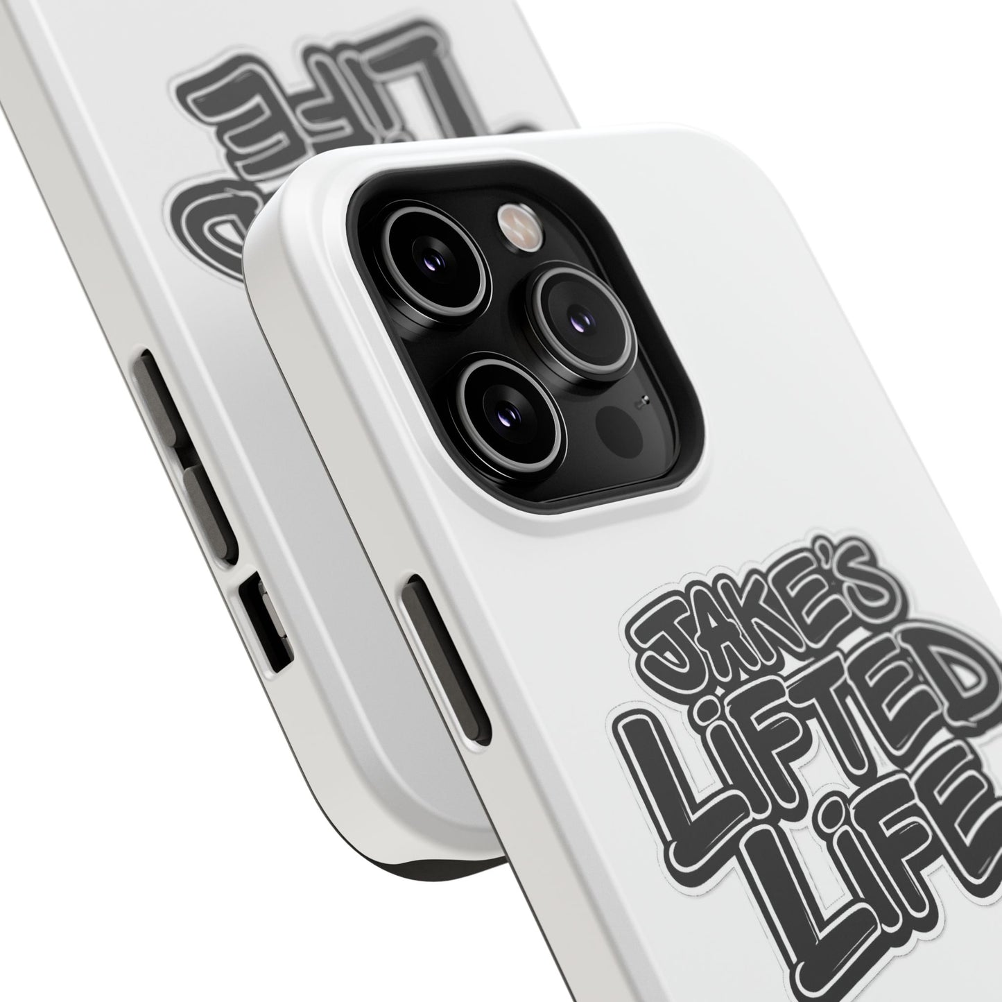 Impact-Resistant Phone Case — “Jake’s Lifted Life” Bold Streetwear Design