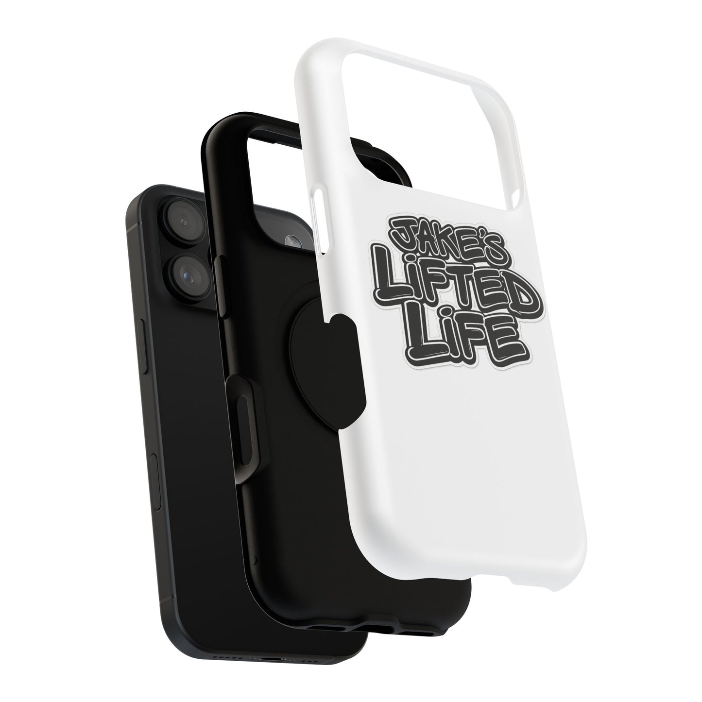 Impact-Resistant Phone Case — “Jake’s Lifted Life” Bold Streetwear Design