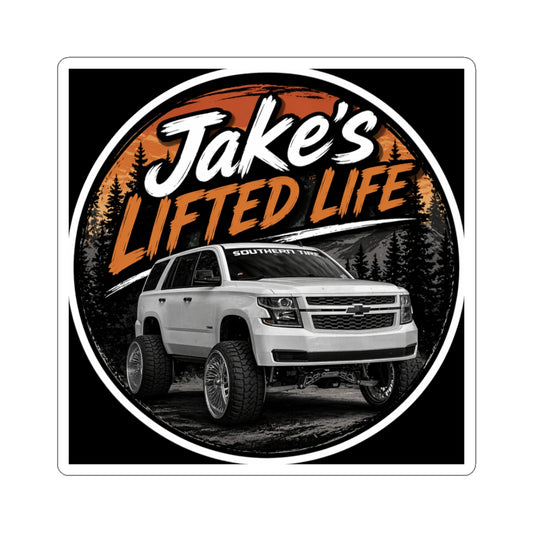 Jake's Lifted Life Sticker — Off-Road Truck Kiss-Cut Decal