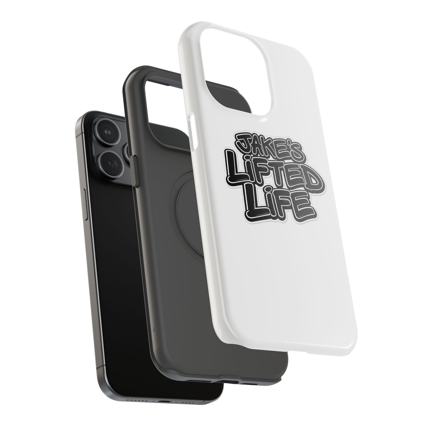 Impact-Resistant Phone Case — “Jake’s Lifted Life” Bold Streetwear Design