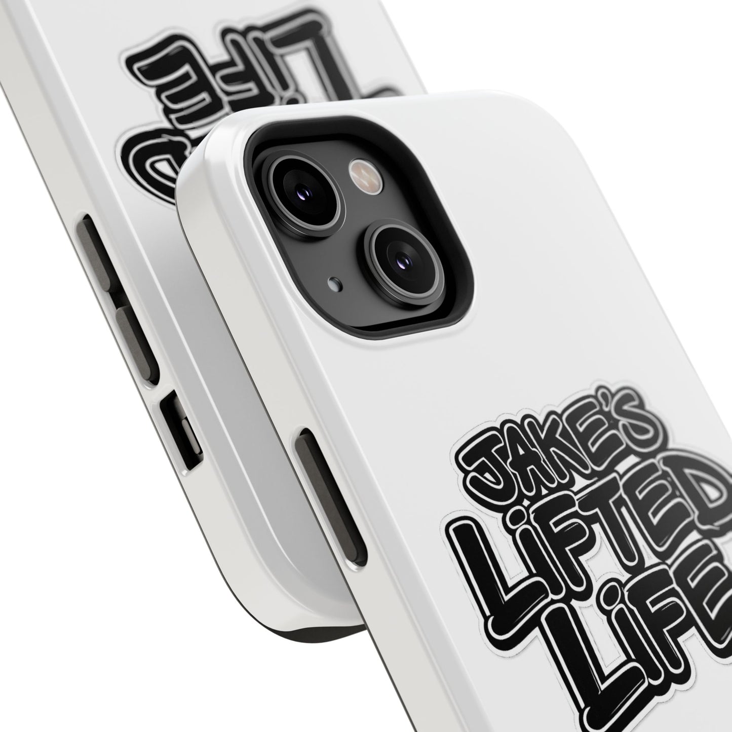Impact-Resistant Phone Case — “Jake’s Lifted Life” Bold Streetwear Design