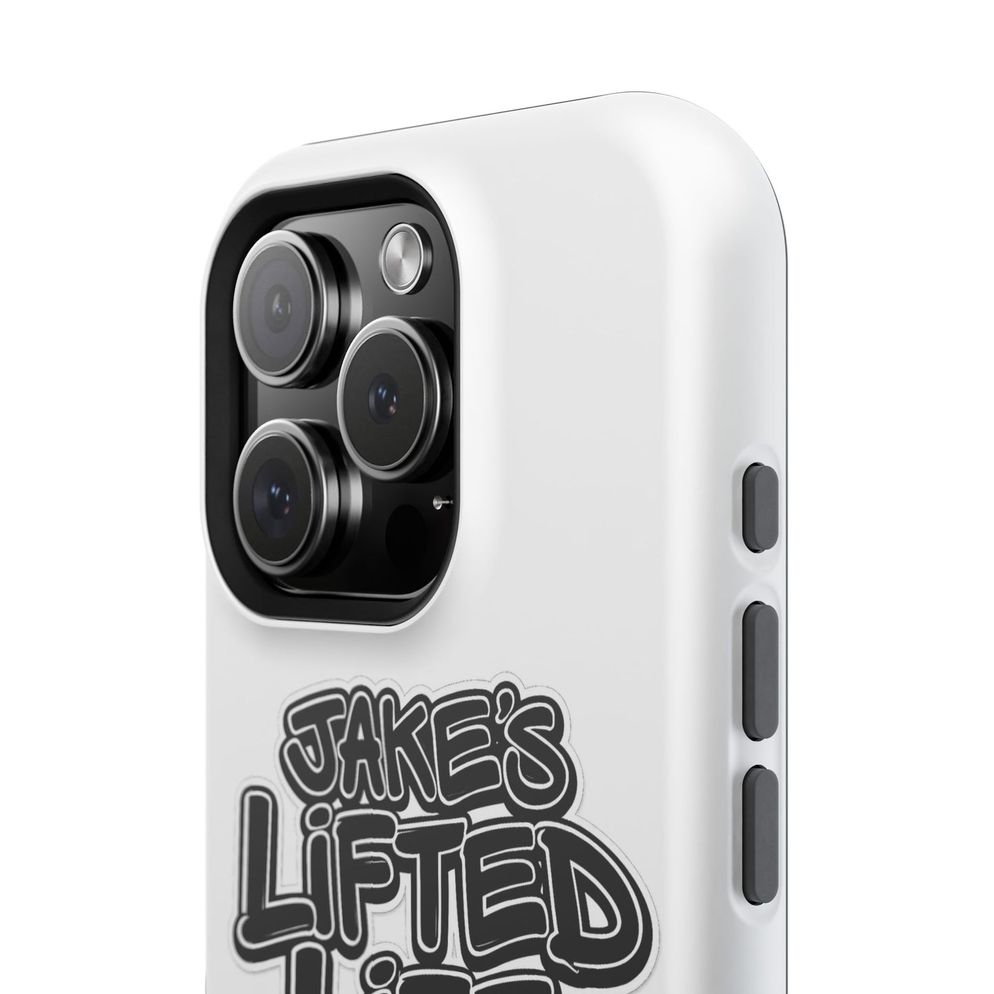 Impact-Resistant Phone Case — “Jake’s Lifted Life” Bold Streetwear Design