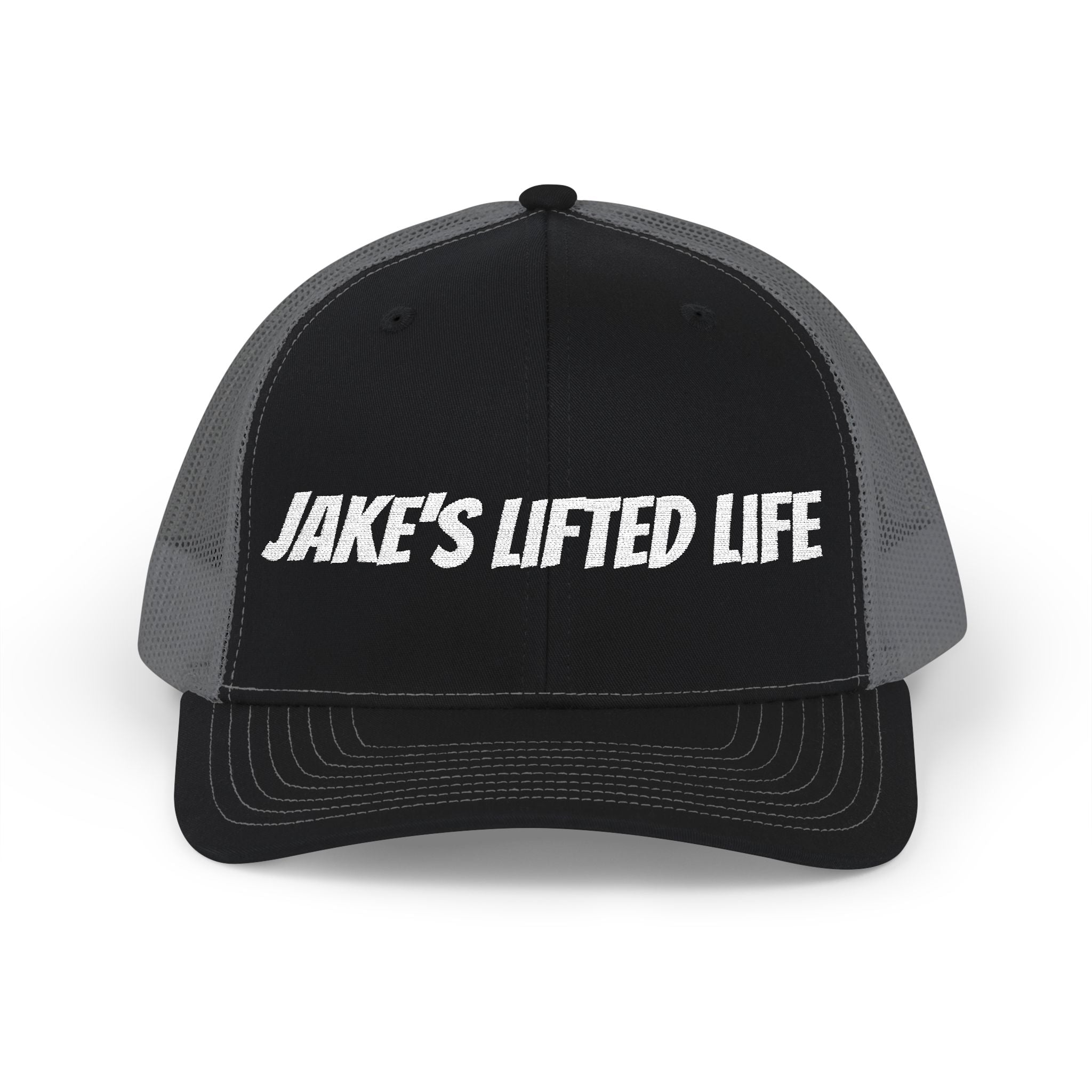 Jake's Lifted Life Embroidered Trucker Cap