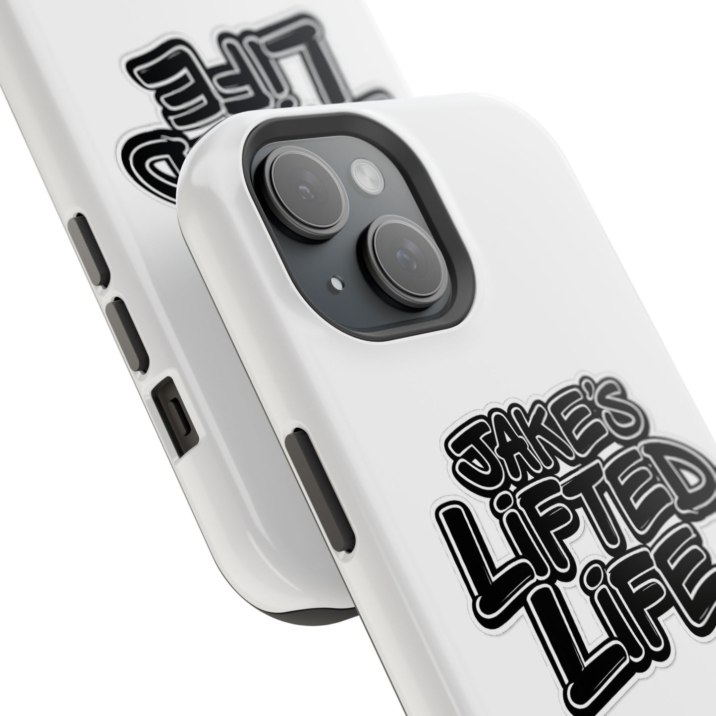 Impact-Resistant Phone Case — “Jake’s Lifted Life” Bold Streetwear Design