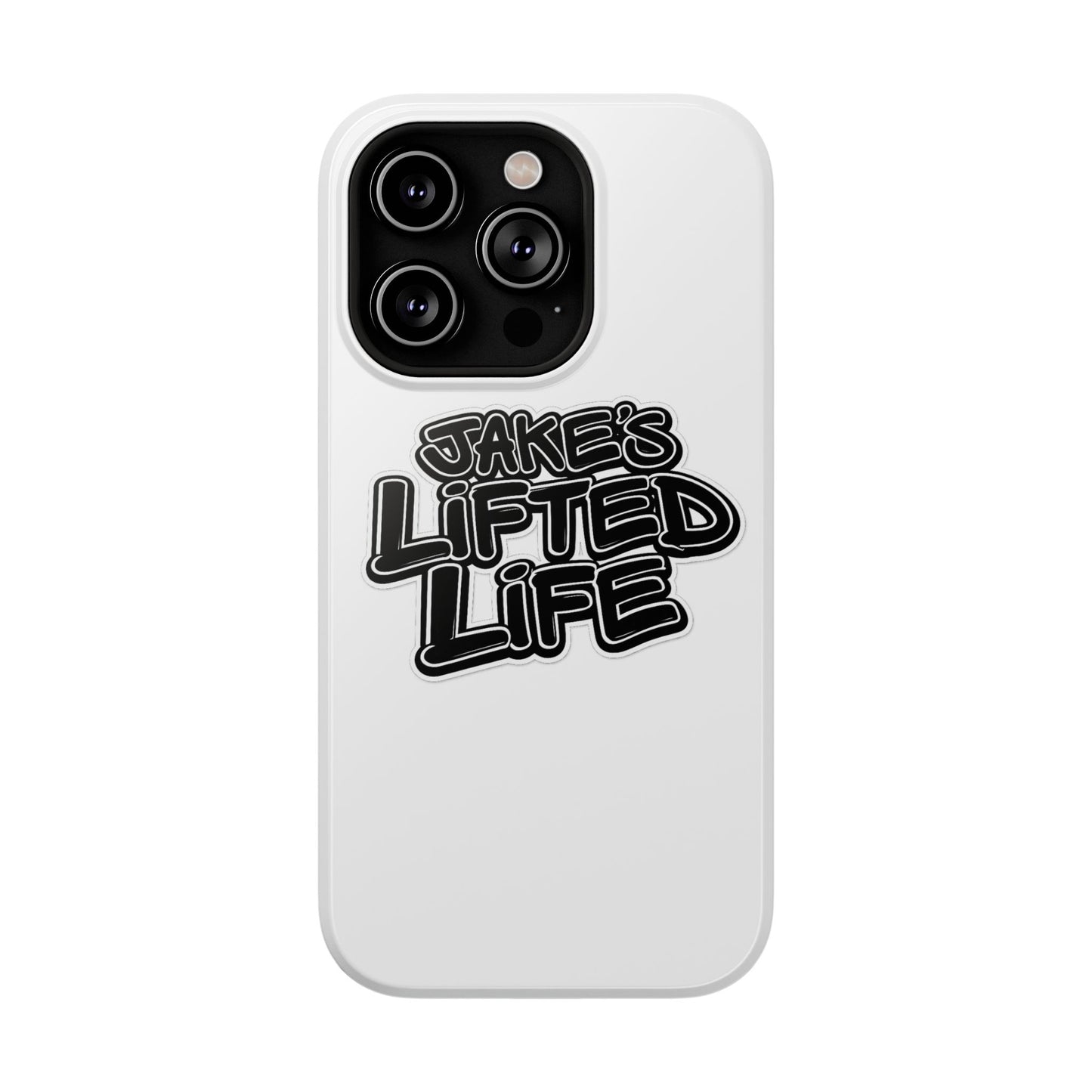 Impact-Resistant Phone Case — “Jake’s Lifted Life” Bold Streetwear Design