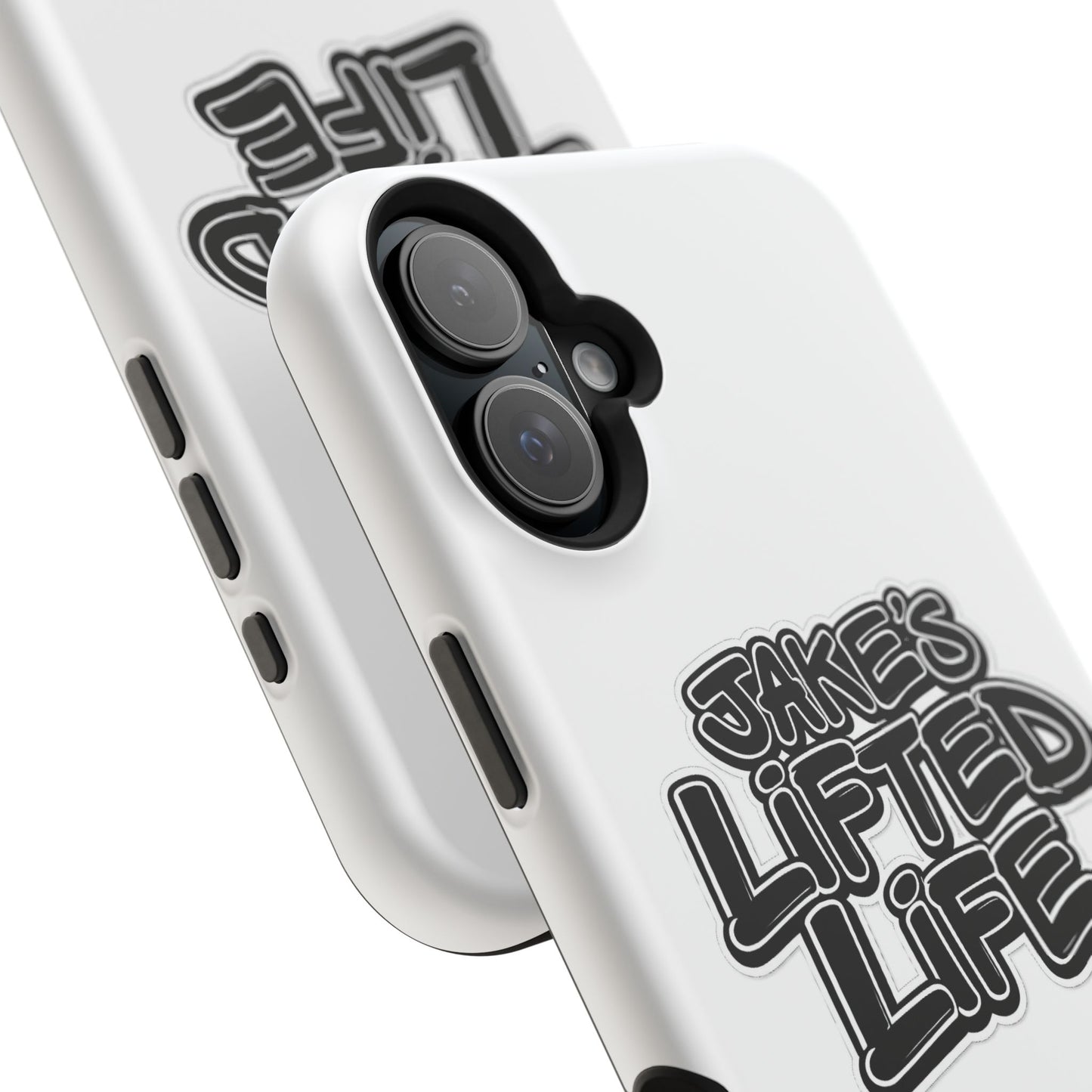Impact-Resistant Phone Case — “Jake’s Lifted Life” Bold Streetwear Design