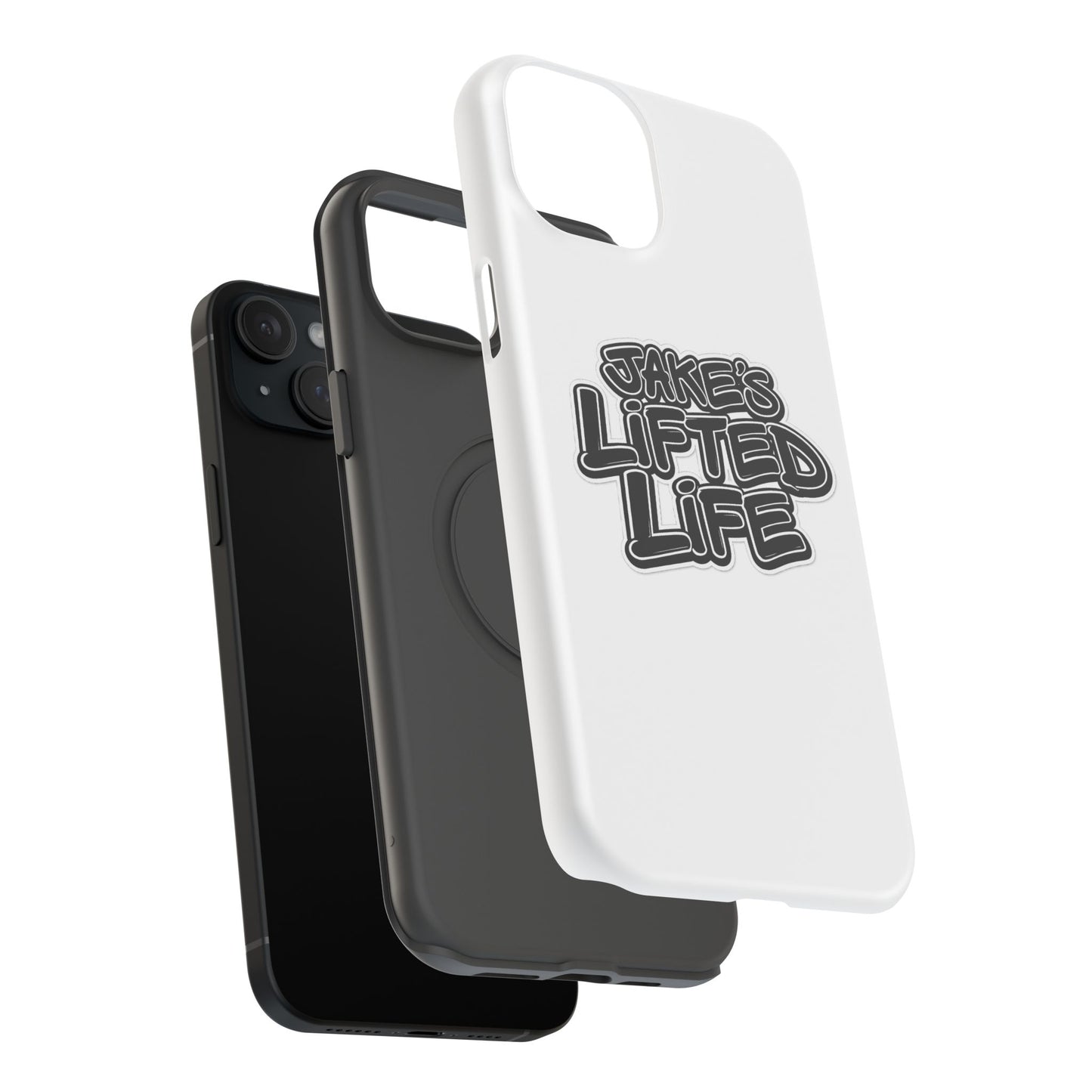 Impact-Resistant Phone Case — “Jake’s Lifted Life” Bold Streetwear Design