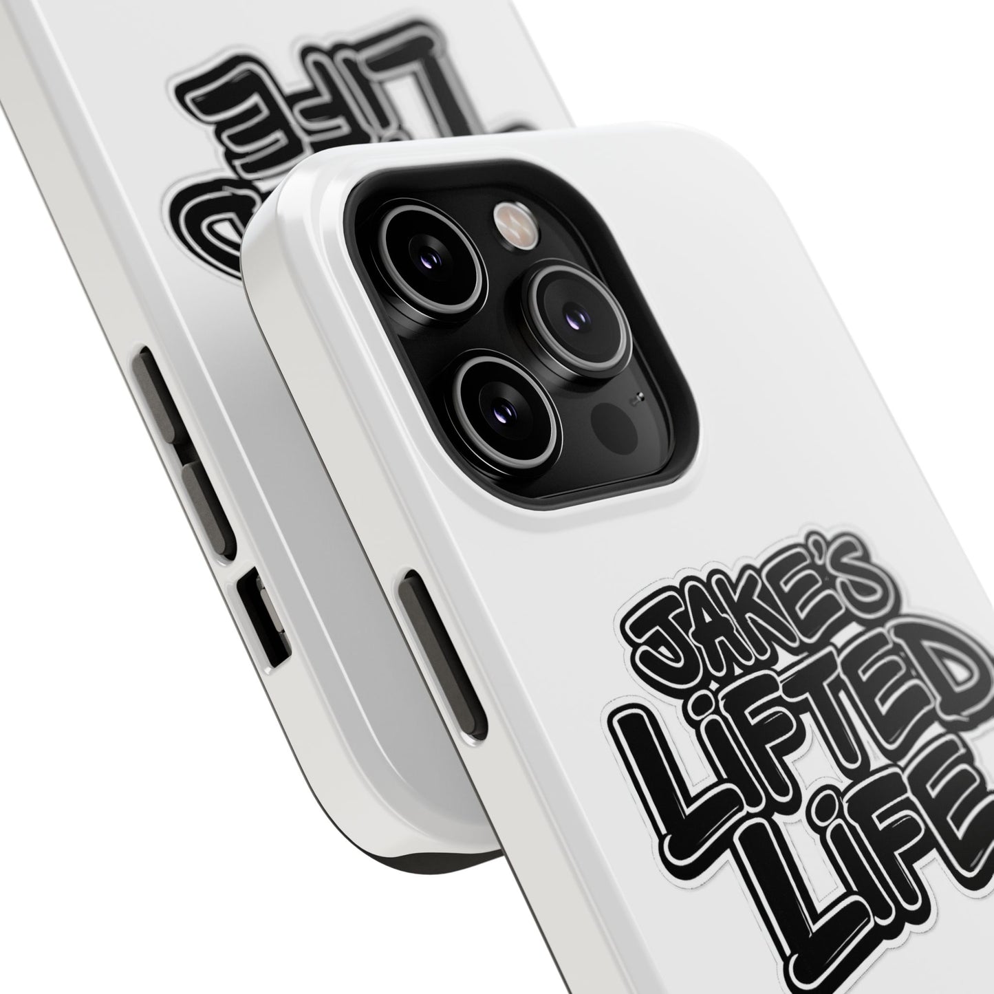 Impact-Resistant Phone Case — “Jake’s Lifted Life” Bold Streetwear Design