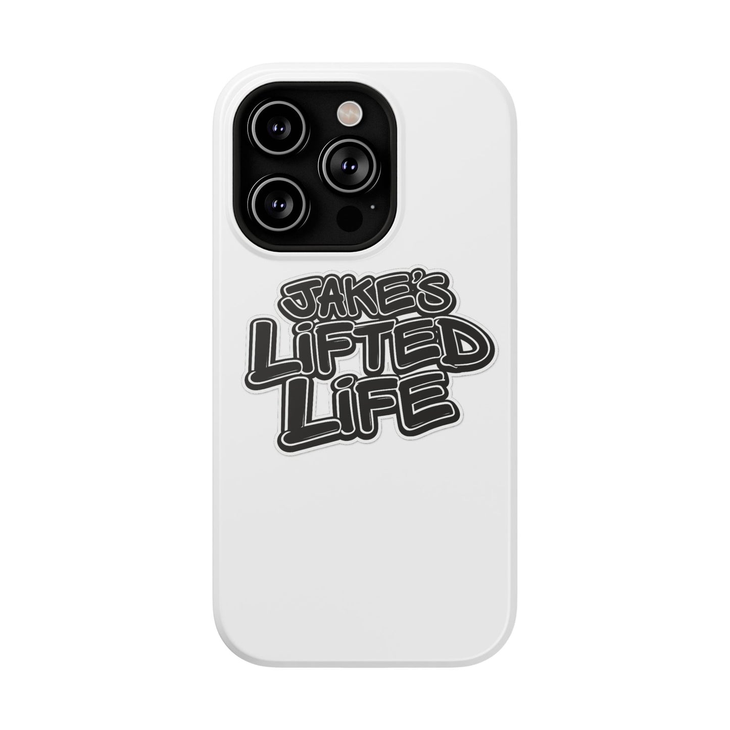 Impact-Resistant Phone Case — “Jake’s Lifted Life” Bold Streetwear Design
