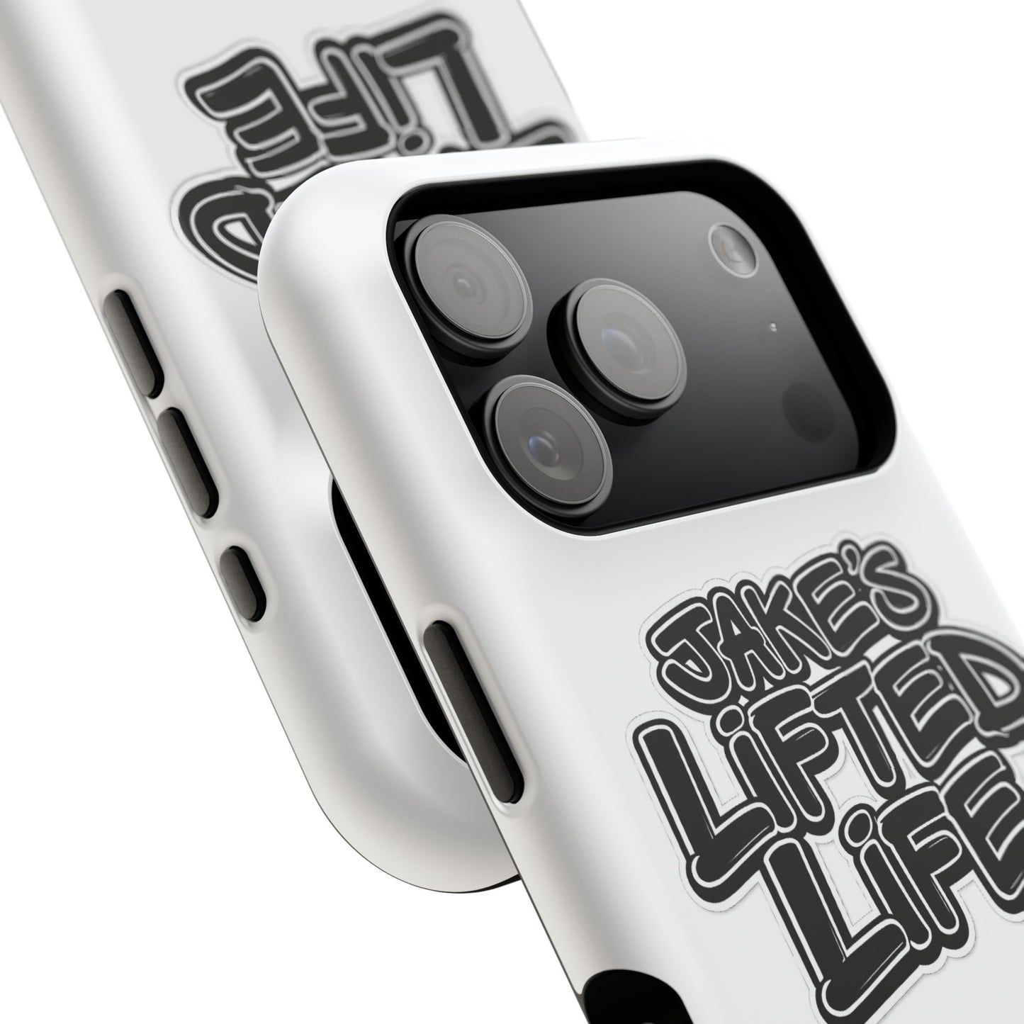 Impact-Resistant Phone Case — “Jake’s Lifted Life” Bold Streetwear Design