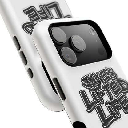 Impact-Resistant Phone Case — “Jake’s Lifted Life” Bold Streetwear Design