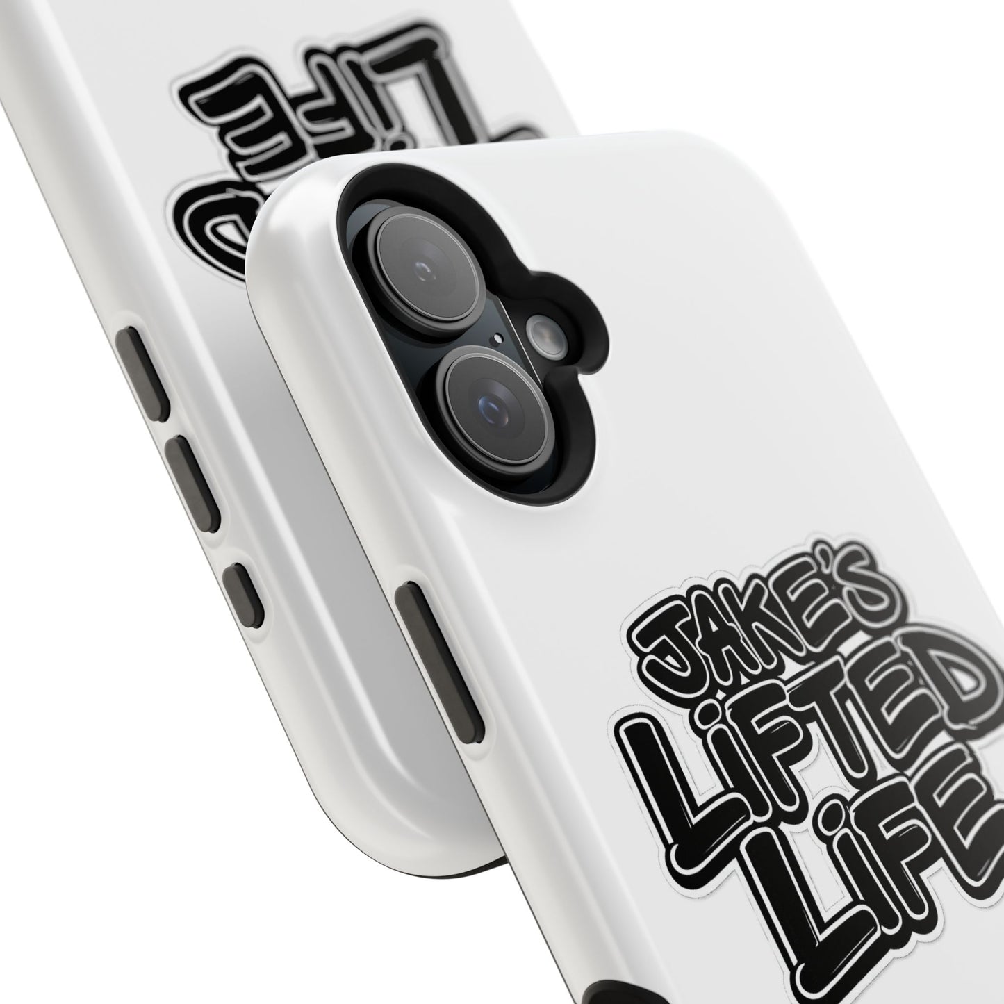 Impact-Resistant Phone Case — “Jake’s Lifted Life” Bold Streetwear Design