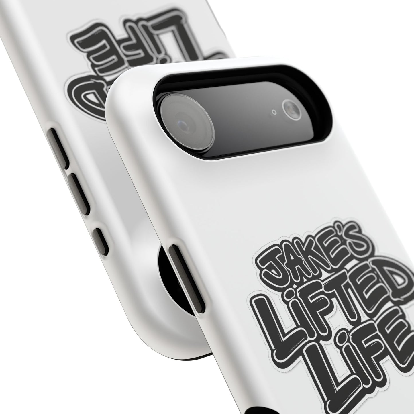 Impact-Resistant Phone Case — “Jake’s Lifted Life” Bold Streetwear Design