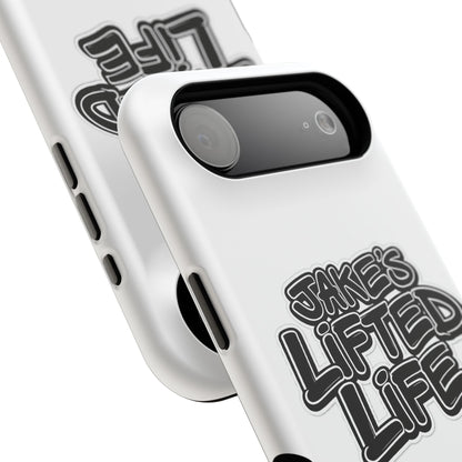 Impact-Resistant Phone Case — “Jake’s Lifted Life” Bold Streetwear Design