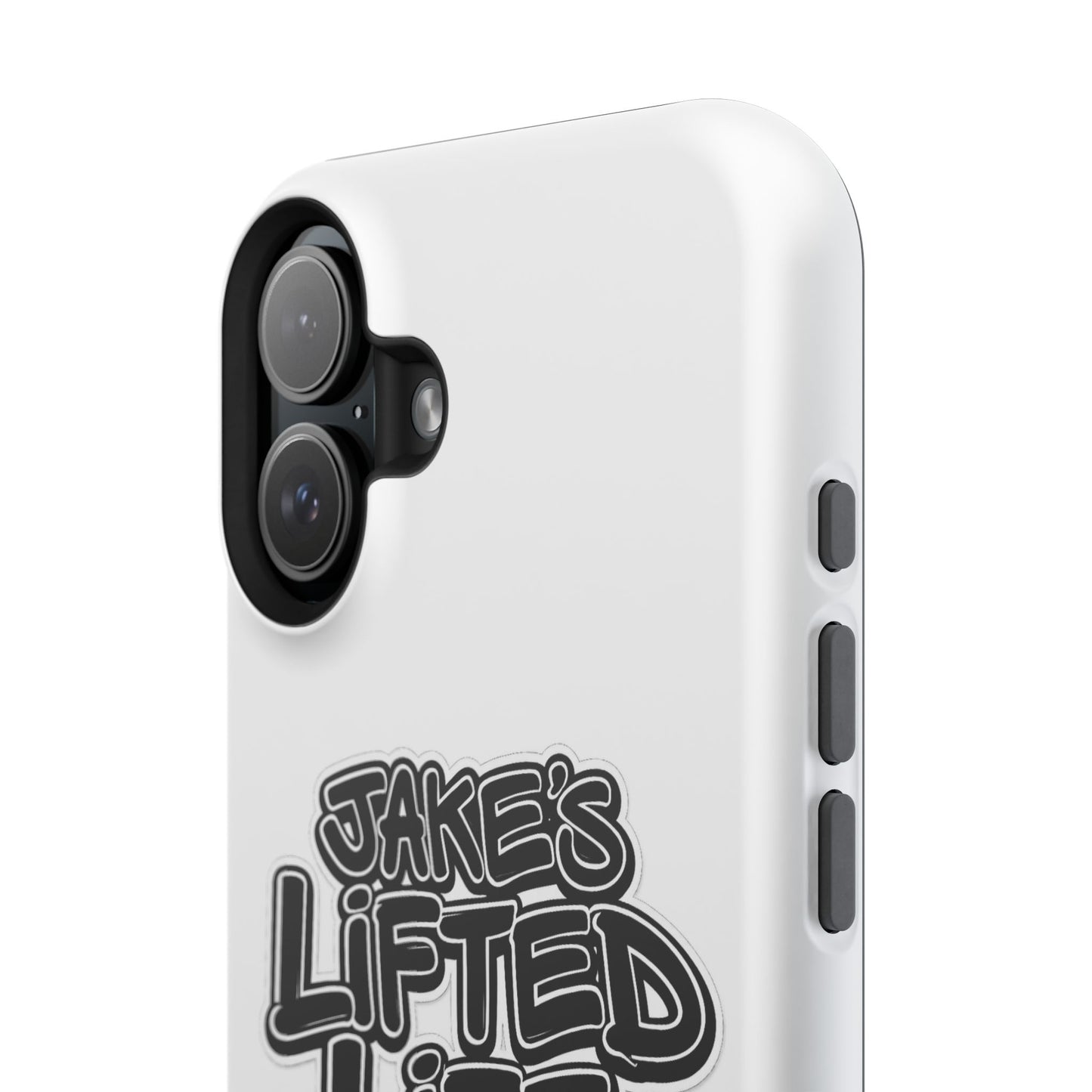 Impact-Resistant Phone Case — “Jake’s Lifted Life” Bold Streetwear Design