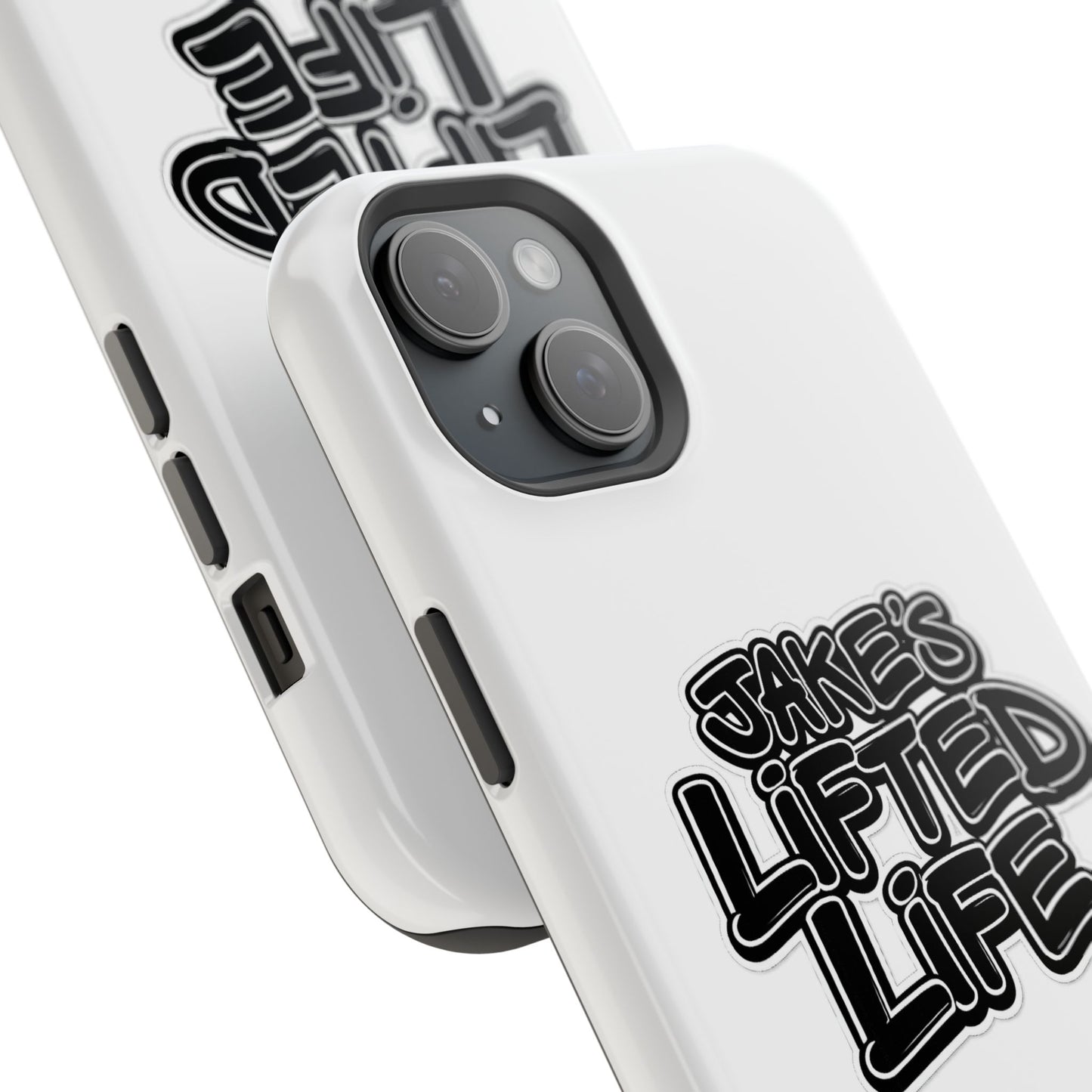 Impact-Resistant Phone Case — “Jake’s Lifted Life” Bold Streetwear Design