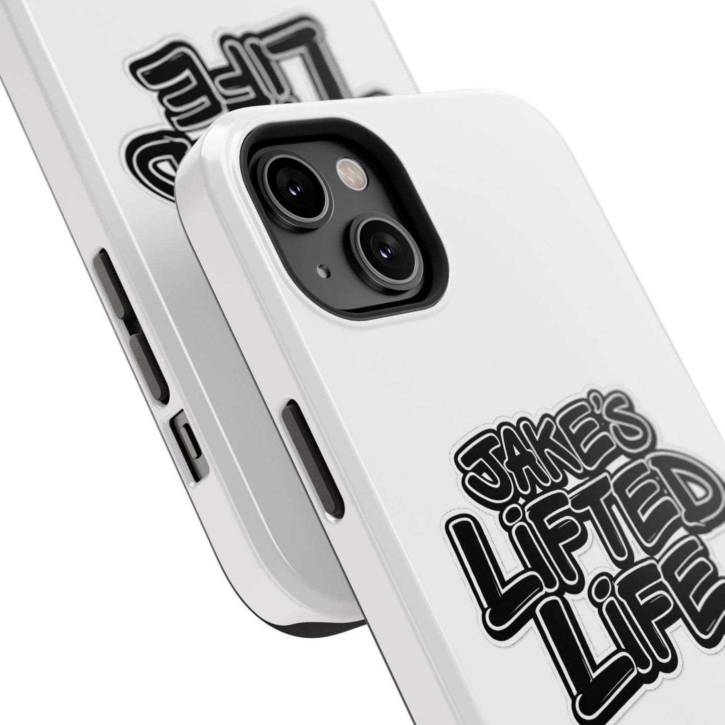 Impact-Resistant Phone Case — “Jake’s Lifted Life” Bold Streetwear Design