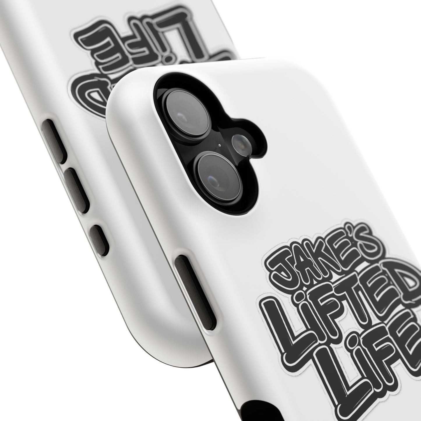 Impact-Resistant Phone Case — “Jake’s Lifted Life” Bold Streetwear Design