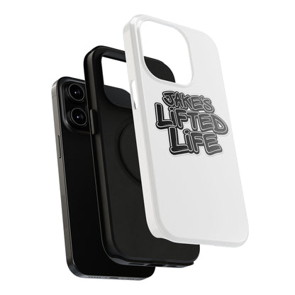 Impact-Resistant Phone Case — “Jake’s Lifted Life” Bold Streetwear Design