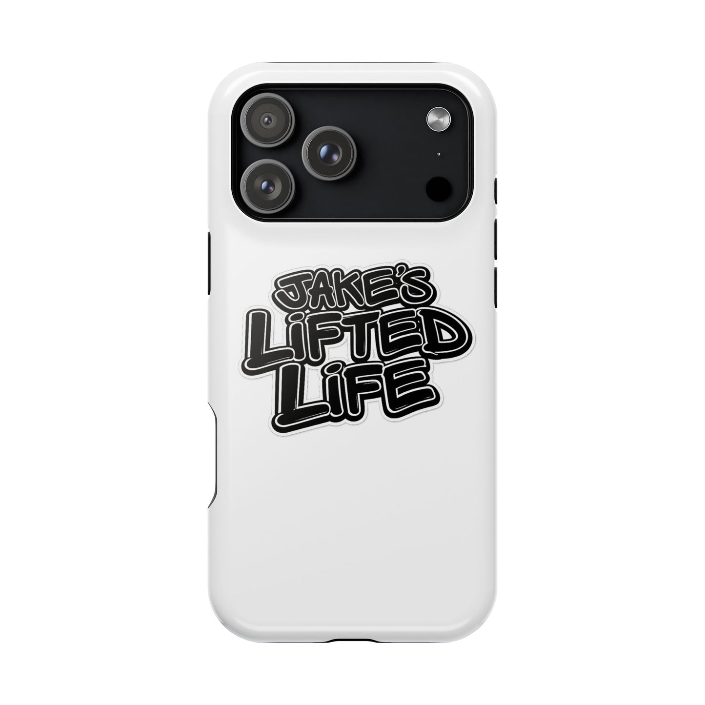 Impact-Resistant Phone Case — “Jake’s Lifted Life” Bold Streetwear Design
