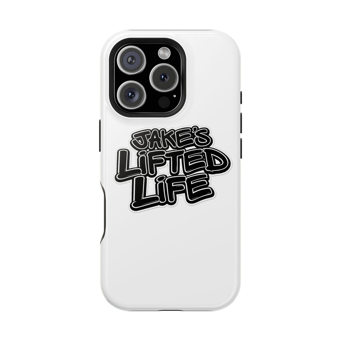 Impact-Resistant Phone Case — “Jake’s Lifted Life” Bold Streetwear Design