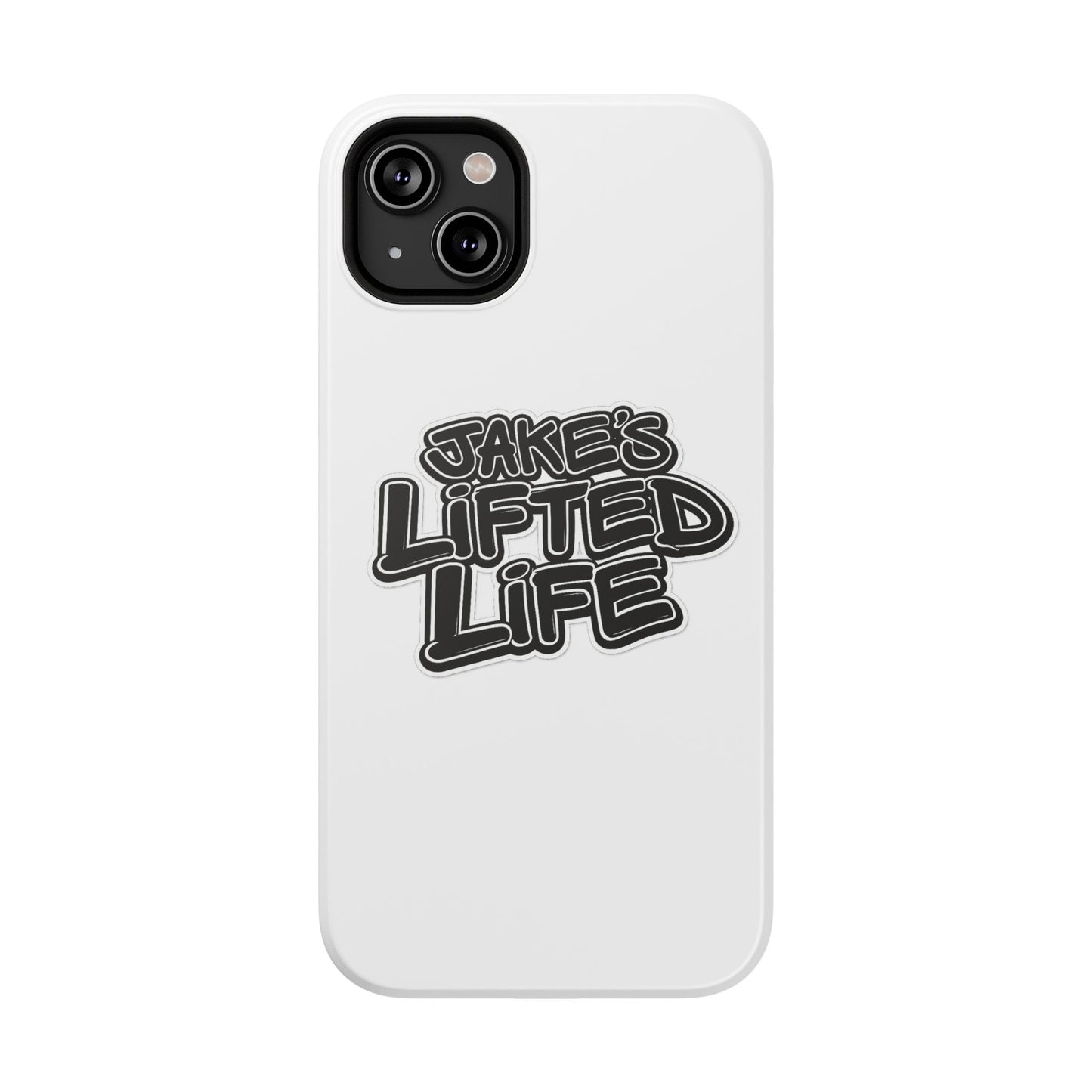 Impact-Resistant Phone Case — “Jake’s Lifted Life” Bold Streetwear Design