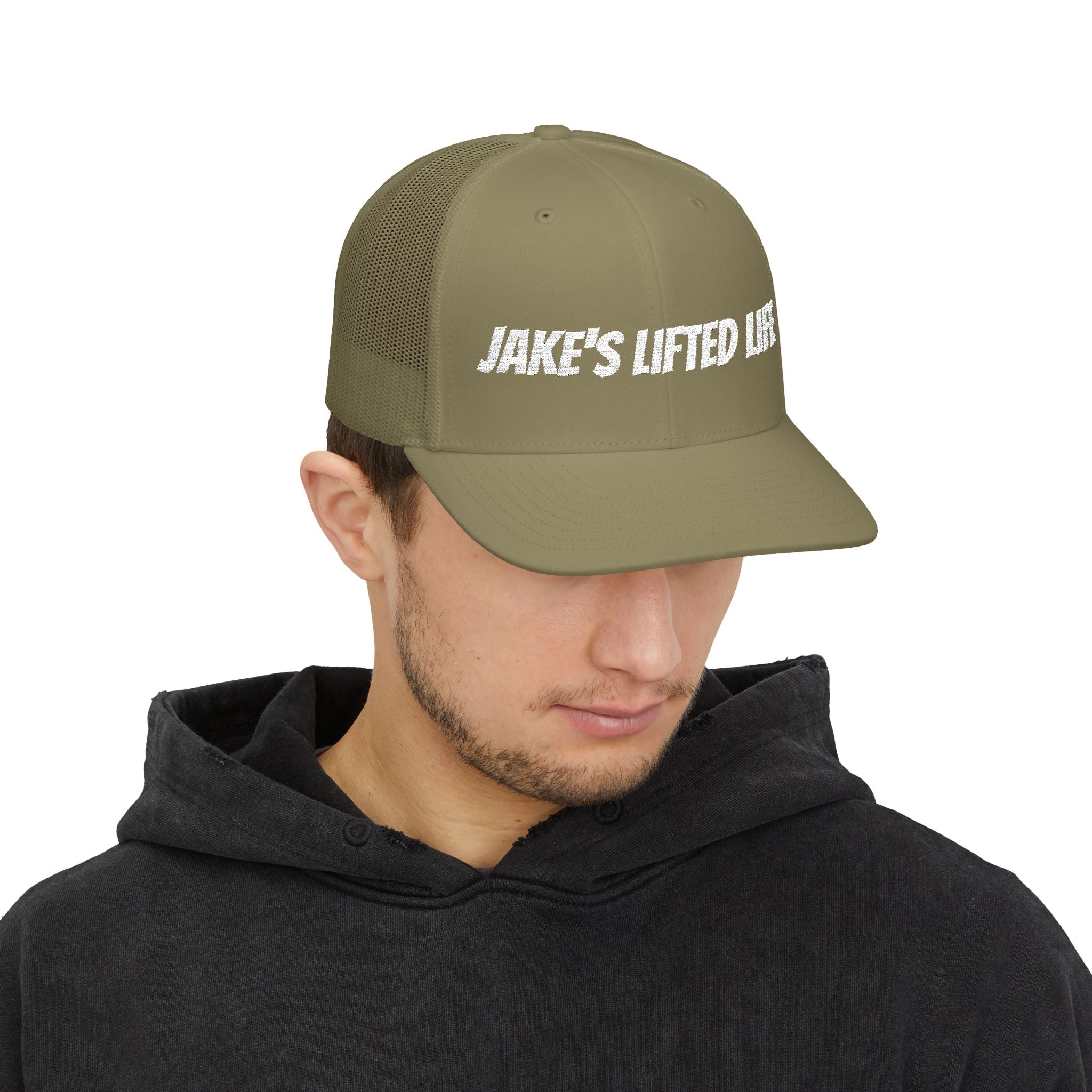 Jake's Lifted Life Embroidered Trucker Cap