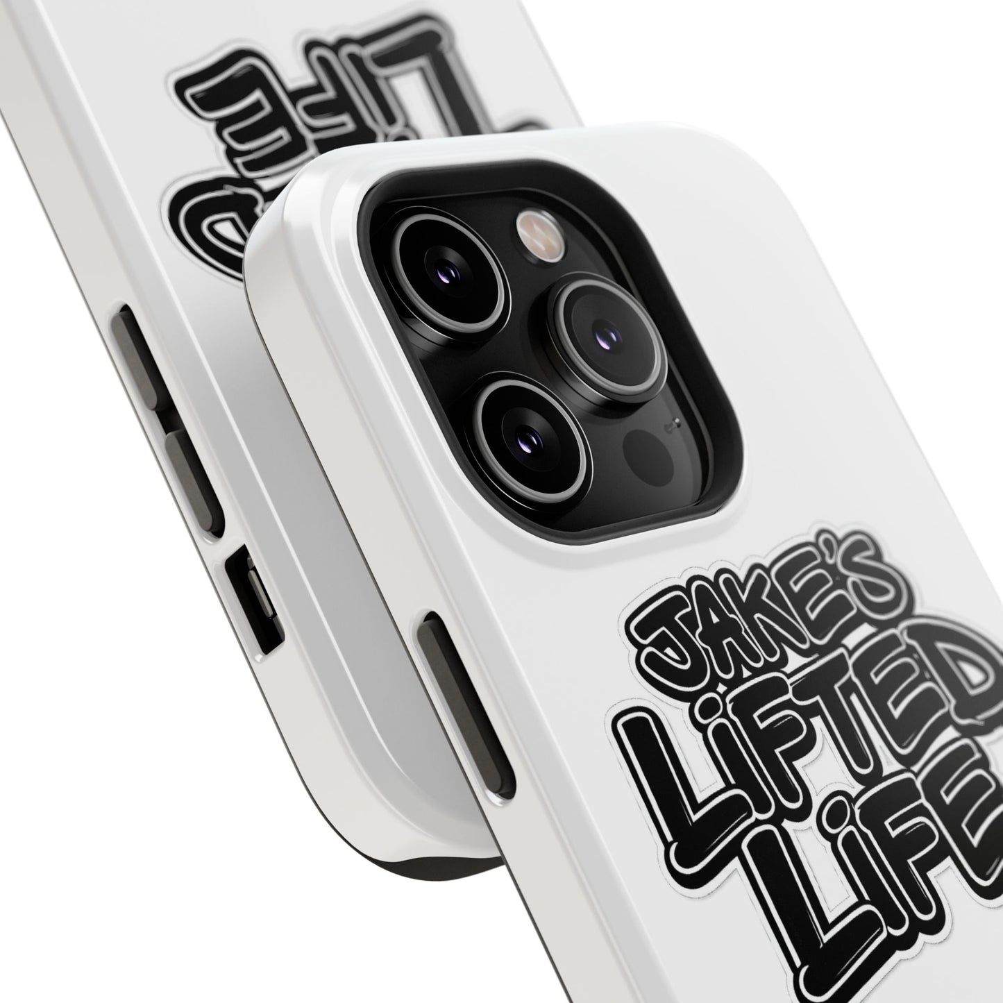 Impact-Resistant Phone Case — “Jake’s Lifted Life” Bold Streetwear Design